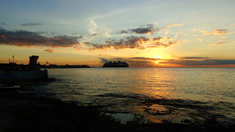 Caribbean Sunset @Cozumel, Mexico